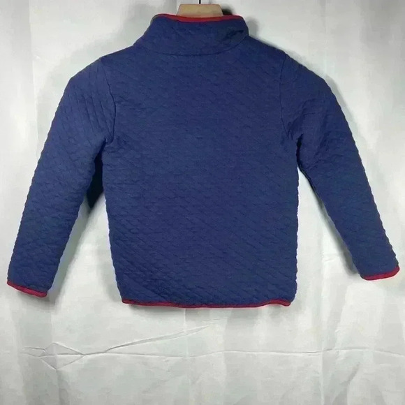 J. Crew crewcuts reversible quilted pullover jacket youth size XS 4-5 blue red - Picture 3 of 7